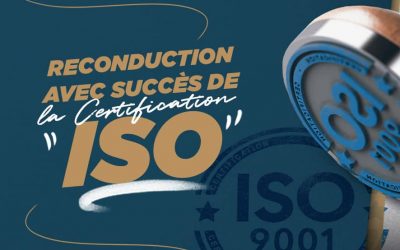 Reconduction de certification du système de management de la qualité ISO 9001 – 2015
